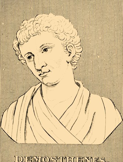 Demosthenes, 384-322 eKr., 1830. tekijältä Unbekannt