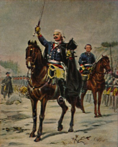 Vanha Dessauer 1676-1747. - Camphausenin maalaus, 1934. tekijältä Unbekannt