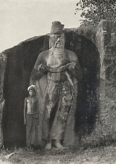 Perinteen mukaan Parakrama Bahus I Suuren patsas 1164-1197 jKr, Pollonnaruwa, 192 tekijältä Unbekannt
