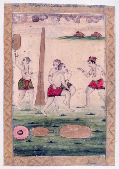 Desakha Ragini, Ragamala-albumi, Rajasthanin koulu, 1800-luku tekijältä Unbekannt