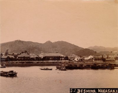 Deshima, Nagasaki, 1890-1900 tekijältä Unbekannt