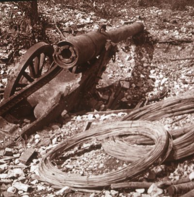 Tuhoutunut 155 ase, c1917-c1918 tekijältä Unbekannt