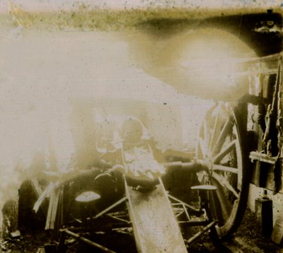 Tuhoutunut 75, automaattinen ilmatorjuntatykki, c1914-c1918 tekijältä Unbekannt