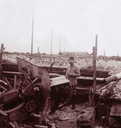 Destruction, Carency, Pohjois-Ranska, c1914-c1918. tekijältä Unbekannt