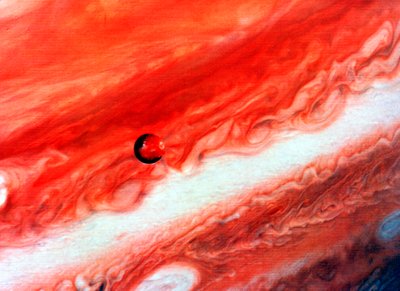 Yksityiskohta Jupiterista ja sen sisäisestä satelliitista lo tekijältä Unbekannt