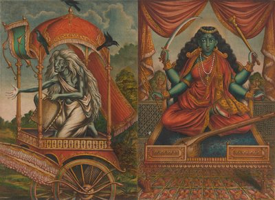 Dhumavati Matangi, 1885-90. tekijältä Unbekannt