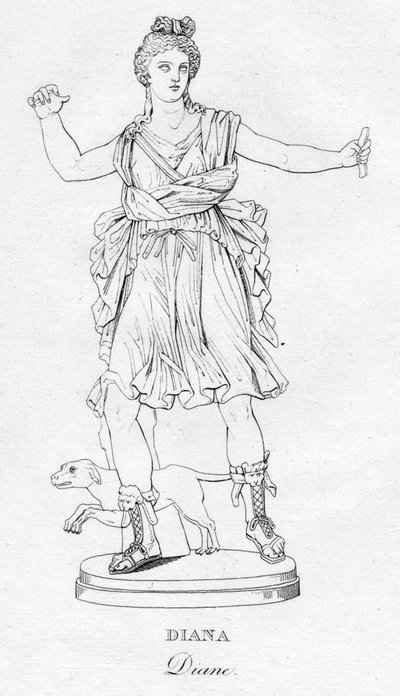 Diana Diane, 1850 tekijältä Unbekannt