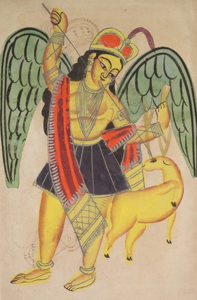 Diana tai Artemis, metsästyksen jumalatar, 1800-luku. tekijältä Unbekannt