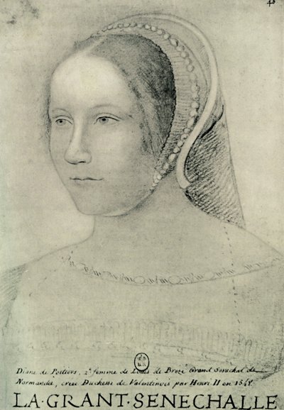 Diana Poitiers, 1525, 1907. tekijältä Unbekannt