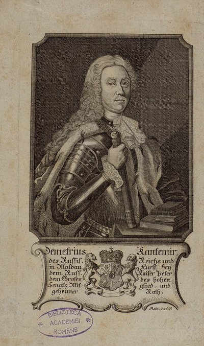 Dimitrie Cantemir 1673-1723, 1771 tekijältä Unbekannt