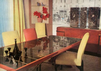 Ruokasali sang-de-boeuf-lakalla, Hayes Marshall Fortnum & Mason Ltd.:lle, Lontoo, 1937. tekijältä Unbekannt