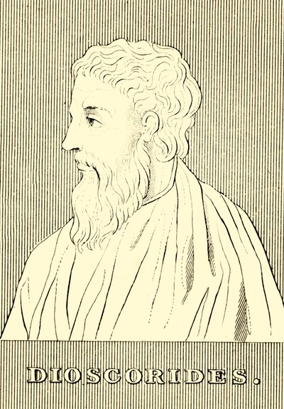 Dioscorides, 40-90 jKr., 1830 tekijältä Unbekannt