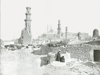 Kaukainen näkymä Citadelille, Kairo, Egypti, 1895. tekijältä Unbekannt