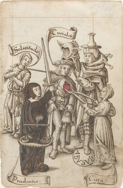 Älä syö sydämesi ulos [fol. 22 recto], c. 15121515. tekijältä Unbekannt