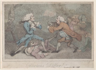 Doctors Differ, 28. marraskuuta 1785., 28. marraskuuta 1785. tekijältä Unbekannt
