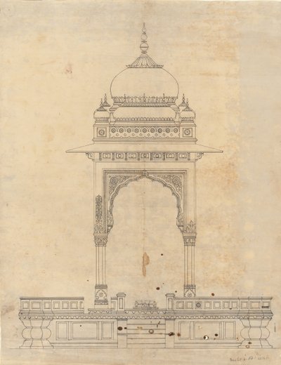 Domed Pavilion, n. 1830. tekijältä Unbekannt