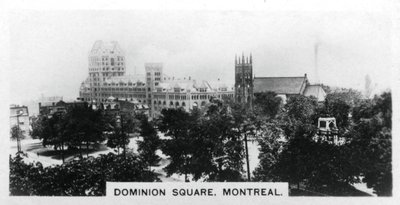 Dominion Square, Montreal, Kanada, 1920-luku tekijältä Unbekannt