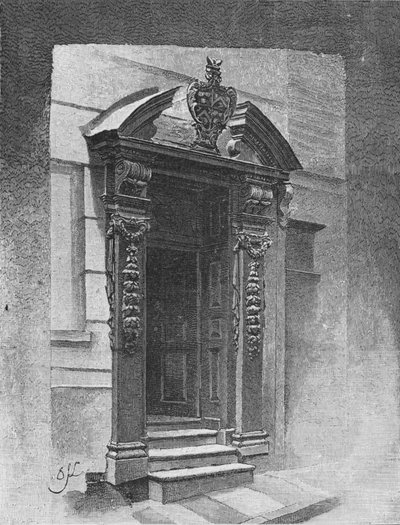 Doorway, Painter Stainers Hall, 1890 tekijältä Unbekannt