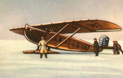 Dornier Merkur -lentokone lumialuksilla, 1920-luku, 1932. tekijältä Unbekannt
