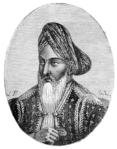 Dost Muhammad Khan, Afganistanin hallitsija, 1800-luku tekijältä Unbekannt