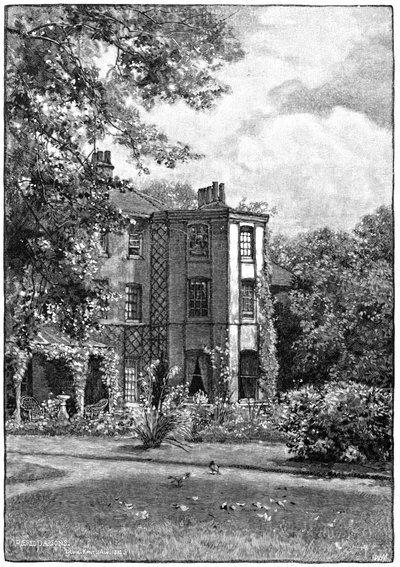 Down House, lähellä Beckenhamia, Kentissä, puutarhasta, 1883 tekijältä Unbekannt