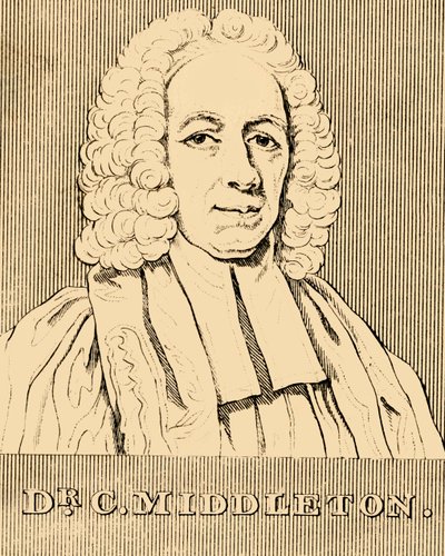 Dr. C. Middleton, 1683-1750, 1830. tekijältä Unbekannt