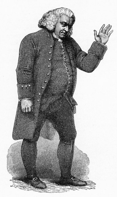 Tohtori Johnson, englantilainen kirjainmies, c1780 tekijältä Unbekannt