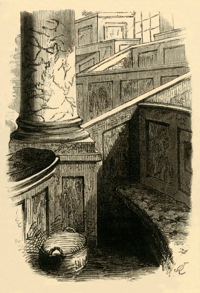 Dr. Johnsons Pew St. Clementsissa, 1881. tekijältä Unbekannt