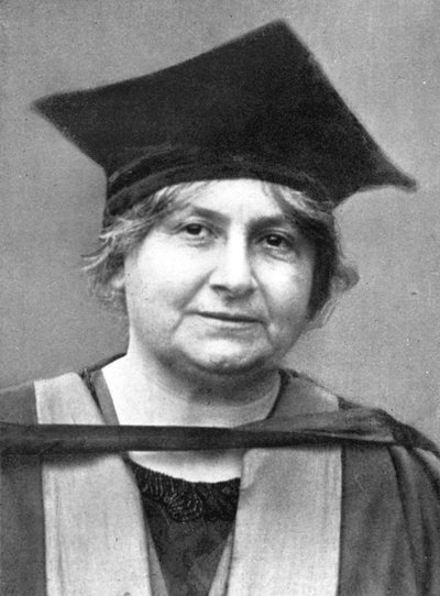 tohtori Maria Montessori 1870-1952, italialainen filosofi, 1926 tekijältä Unbekannt