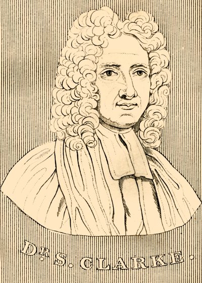 Tohtori S. Clarke, 1675-1729, 1830. tekijältä Unbekannt