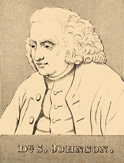 Dr. S. Johnson, 1709-1784, 1830. tekijältä Unbekannt