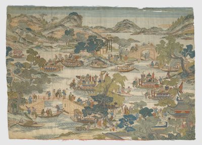 Lohikäärmevenefestivaaliesitys, 1700-1800-luku. tekijältä Unbekannt