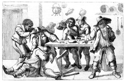 Humalaiset hahmot, 1600-luku tekijältä Unbekannt