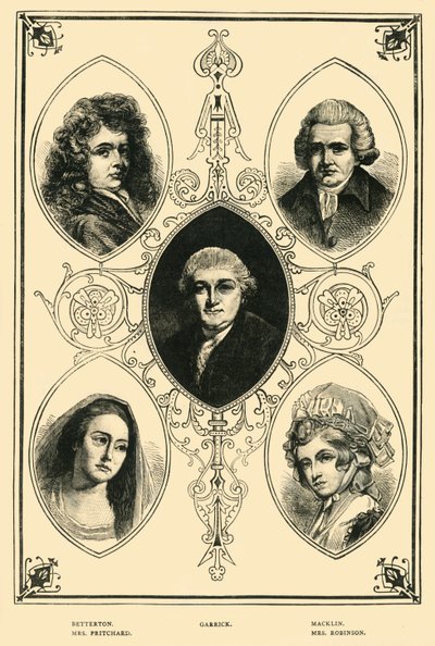 Drury Lanen julkkikset, 1881. tekijältä Unbekannt