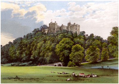 Dunsterin linna, Fownes-Luttrellin perheen koti, Somerset, 1880 tekijältä Unbekannt