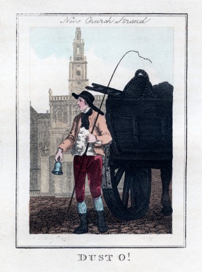 Dust O!, New Church, Strand, Lontoo, 1805 tekijältä Unbekannt