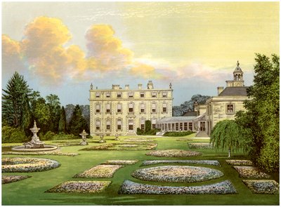 Dytchley House, Oxfordshire, varakreivi Dillonin koti, vuodelta 1880 tekijältä Unbekannt