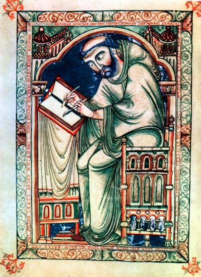 Eadwine the Scribe, noin 1100-luvun puolivälissä tekijältä Unbekannt