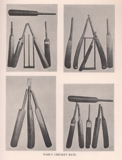Varhaiset krikettimailat, 1912 tekijältä Unbekannt