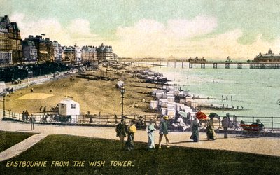 Eastbourne Wish Towerista, Sussexista, 1900-luvun alku tekijältä Unbekannt
