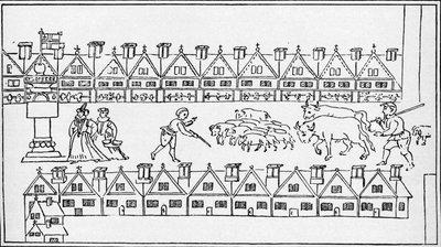 Eastcheap Market, Lontoo, c1598 1904 tekijältä Unbekannt