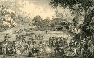 Pääsiäismaanantai Greenwich Parkissa, vuonna 1878. tekijältä Unbekannt