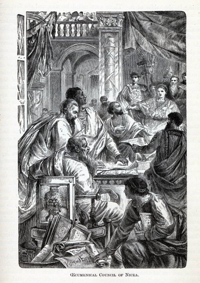 Nikean ekumeeninen kirkolliskokous, 1882 tekijältä Unbekannt