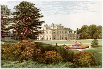 Eden Hall, Cumberland, Baronet Musgraven koti, vuodelta 1880 tekijältä Unbekannt