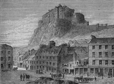 Edinburghin linna vuonna 1880 tekijältä Unbekannt