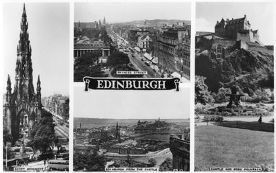 Edinburgh, Skotlanti, 1900-luku tekijältä Unbekannt