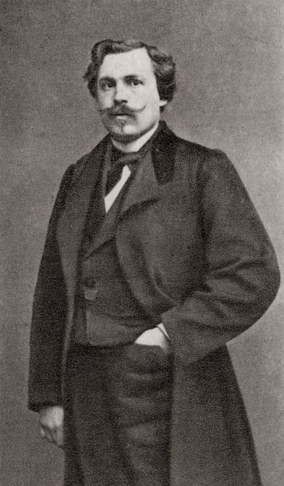 Edmond de Goncourt, ranskalainen kirjailija, 1868 tekijältä Unbekannt