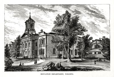 Koulutusosasto, Toronto, Ontario, Kanada, 1800-luku tekijältä Unbekannt