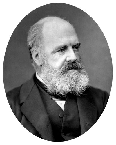 Edward Armitage, brittiläinen taidemaalari ja professori ja kuninkaallisen akatemian luennoitsija, 1877 tekijältä Unbekannt