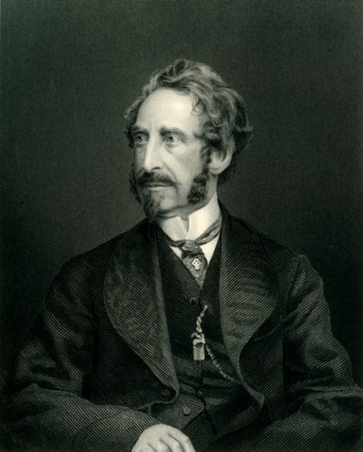 Edward G.E.L. Bulwer-Lytton, Lord Lytton, 1850, c1884. tekijältä Unbekannt